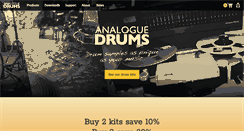 Desktop Screenshot of analoguedrums.com